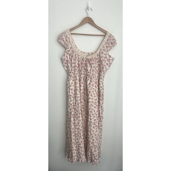 Christy Dawn The Kelly Dress Extended Garnet Tulips Size 1X - Picture 8 of 16